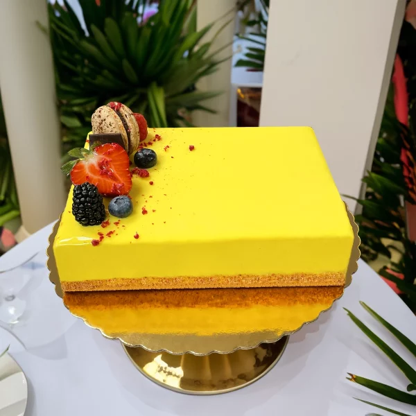 Exquisite Exotic Mousse Cake by Pierre and Michel in New Jersey