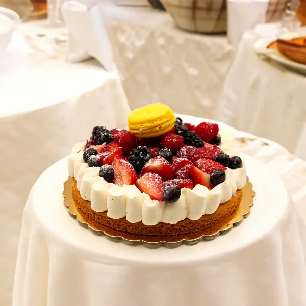 Delicious Fresh Berry Tart by Pierre and Michel in New Jersey