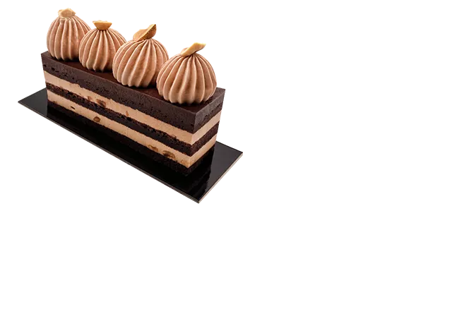 French chocolate hazelnut pastry, a delightful indulgence.