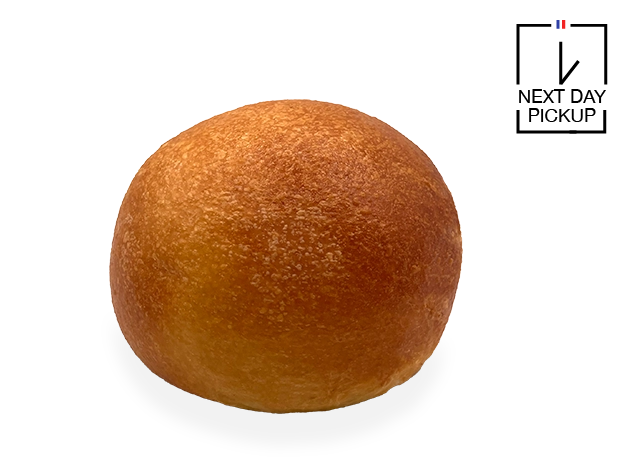 Image of a single French brioche. Pierre and Michel your authentic French bakery