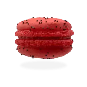 Image of French strawberry macarons by Pierre and Michel your authentic French bakery.