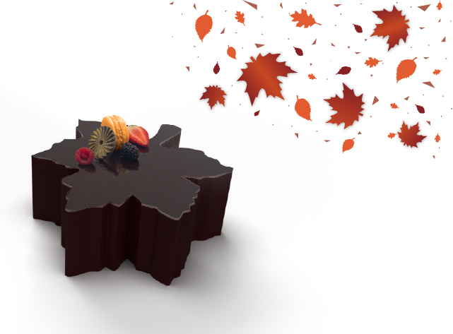 Pierre and Michel's Thanksgiving Cake – A freshly baked delight to add a touch of sweetness to your Thanksgiving celebration.